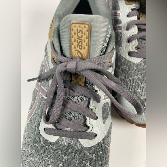 ASICS Women's Gel-Kayano 26 Running Shoes US 8.5 Glacier Grey/Lavender Grey - Picture 6 of 10